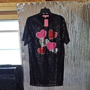 Simply Southern Sequin Valentines Dress 